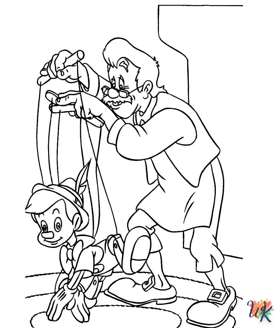 Dibujos para Colorear Pinocchio 47