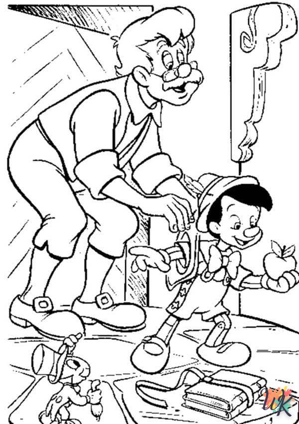 Dibujos para Colorear Pinocchio 49