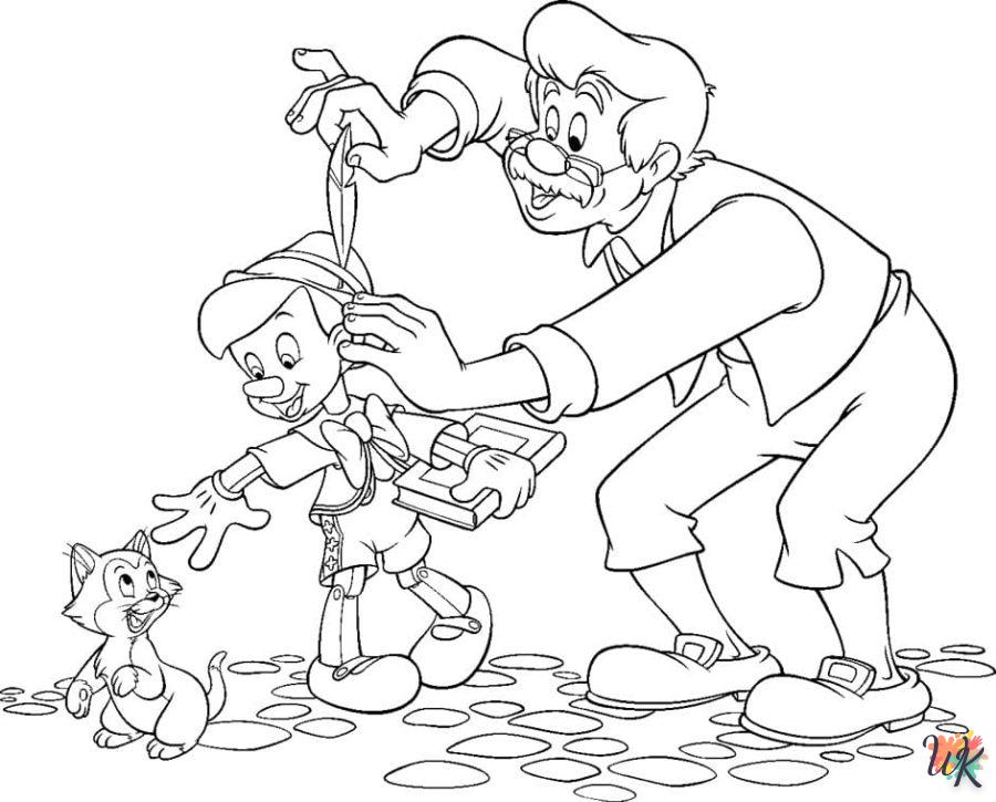 Dibujos para Colorear Pinocchio 5