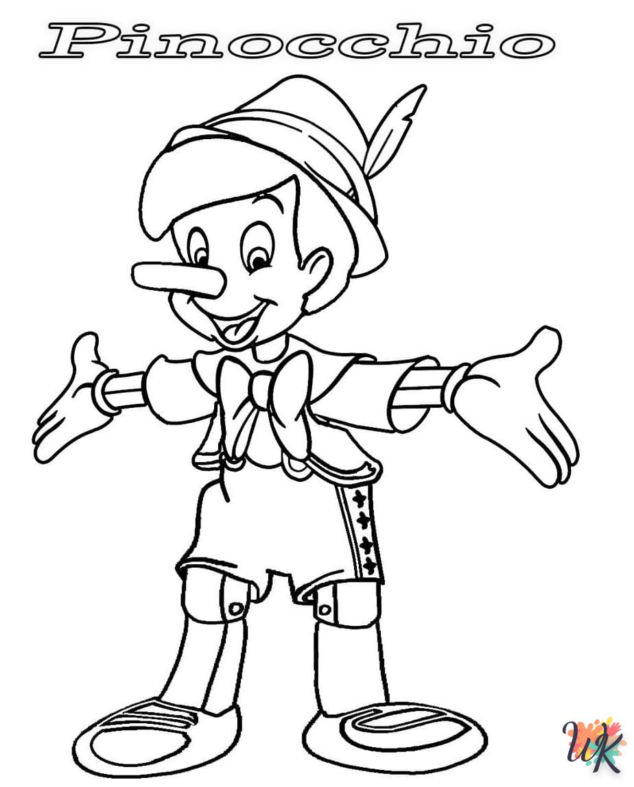 Dibujos para Colorear Pinocchio 50