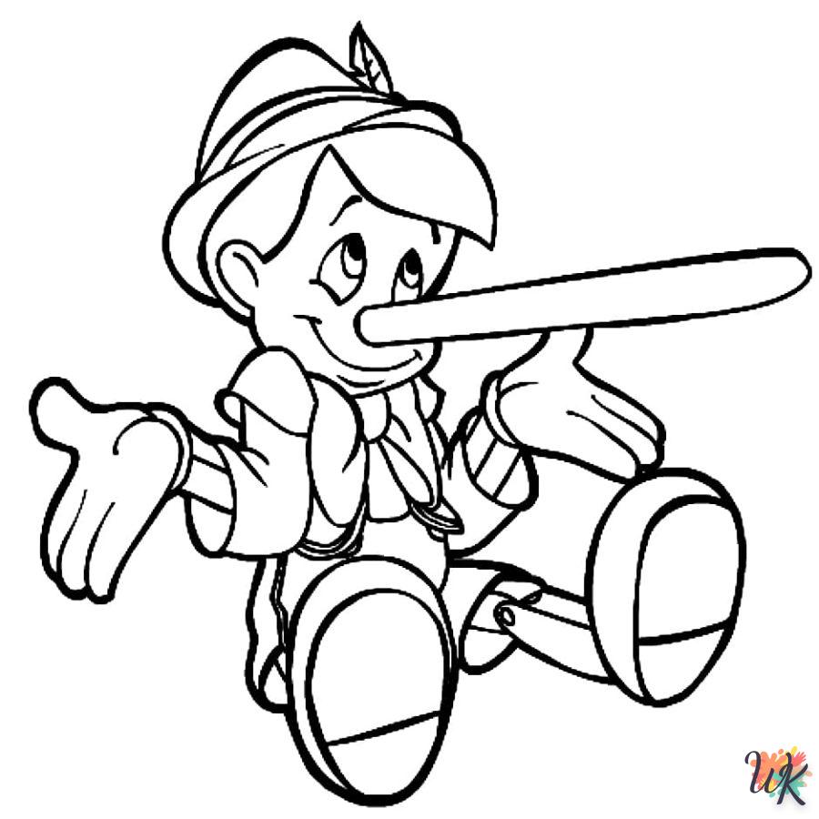 Dibujos para Colorear Pinocchio 51