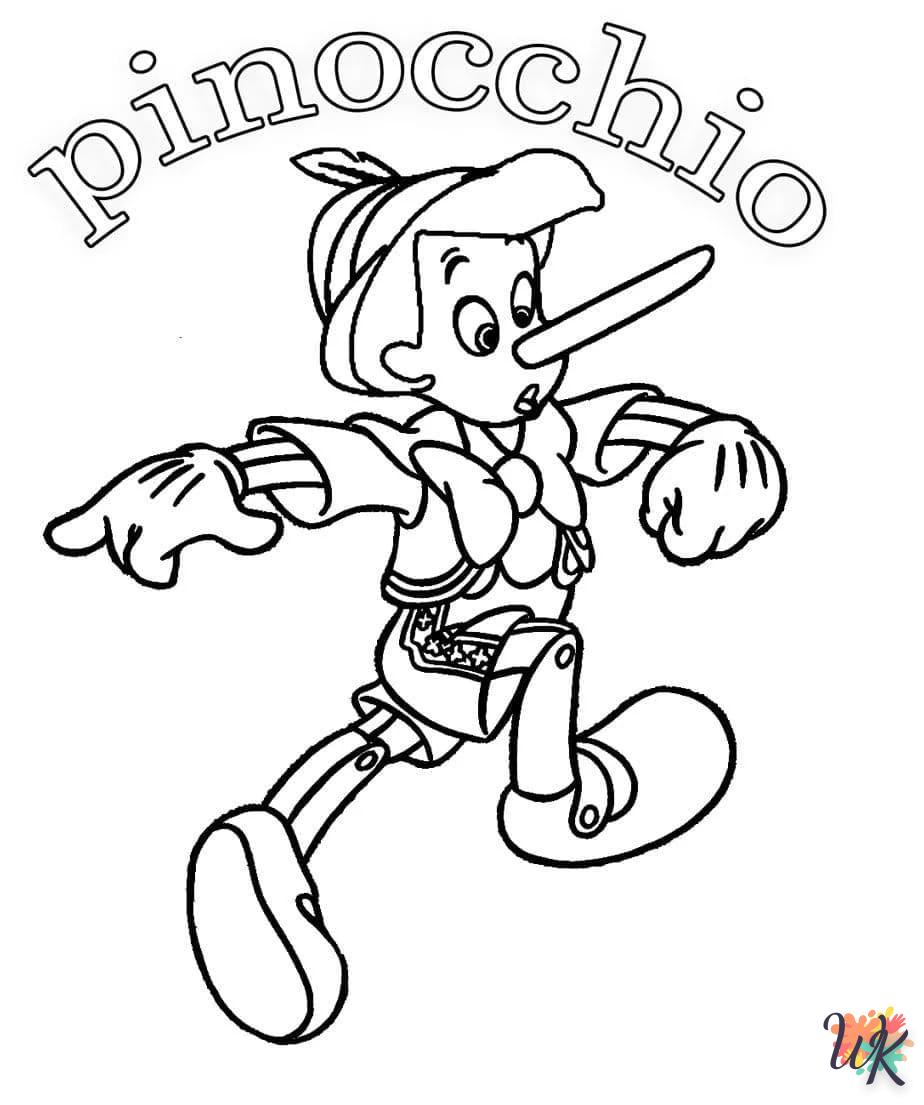 Dibujos para Colorear Pinocchio 53