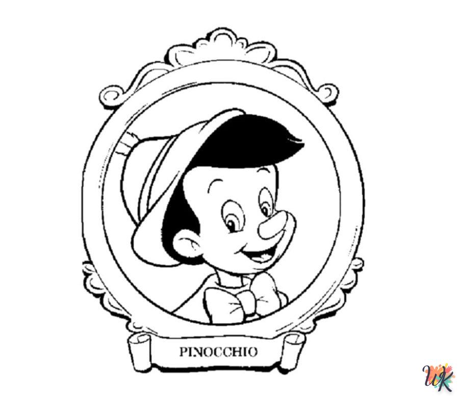 Dibujos para Colorear Pinocchio 55