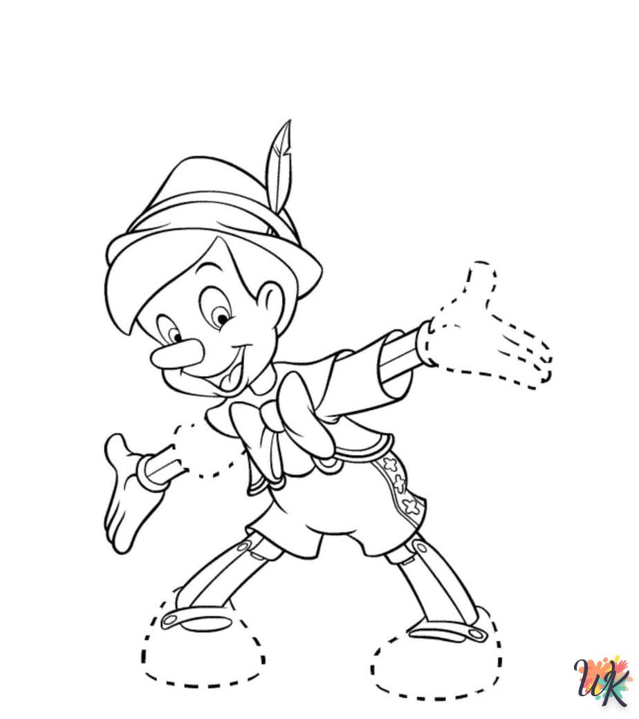 Dibujos para Colorear Pinocchio 59