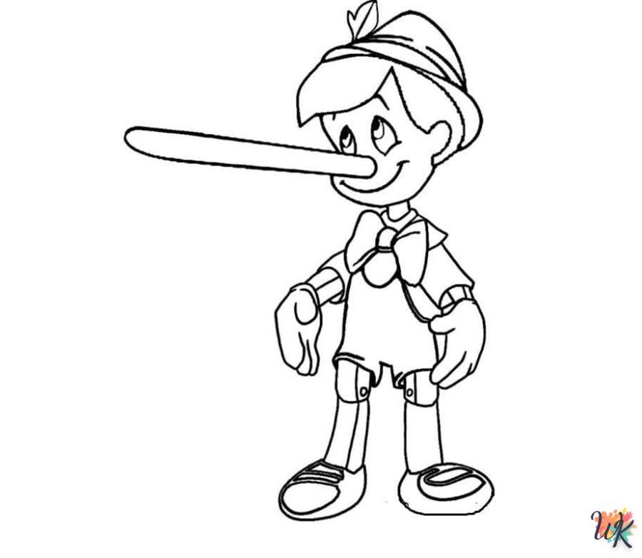 Dibujos para Colorear Pinocchio 6