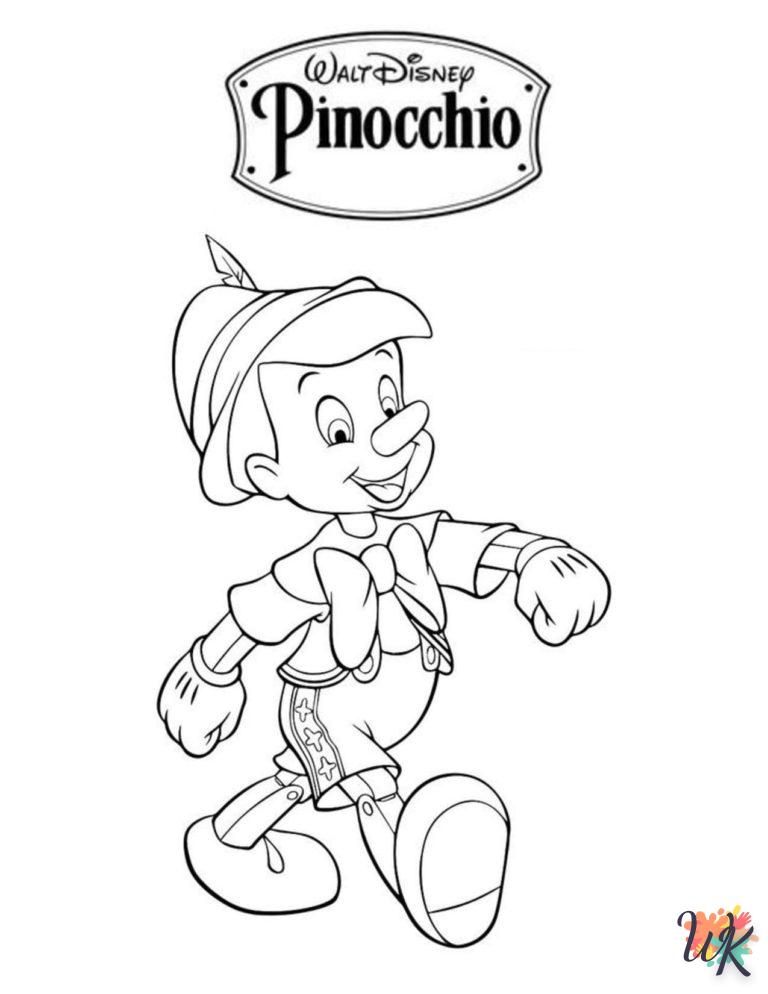 Dibujos para Colorear Pinocchio 64