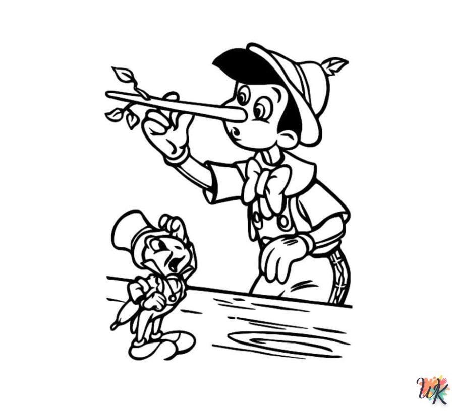 Dibujos para Colorear Pinocchio 7