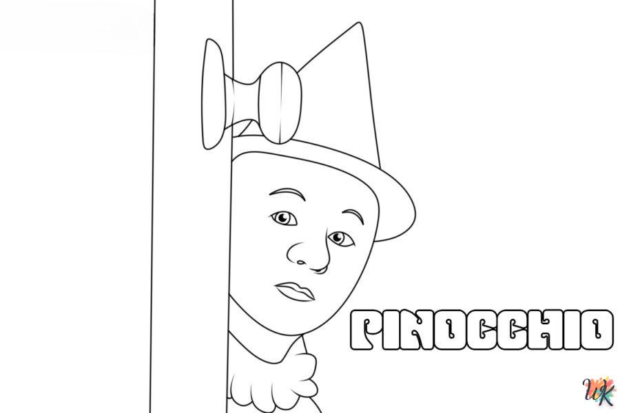 Dibujos para Colorear Pinocchio 72
