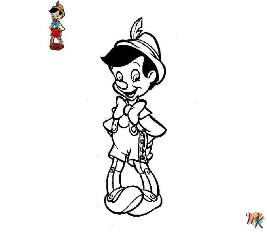 Dibujos para Colorear Pinocchio 8