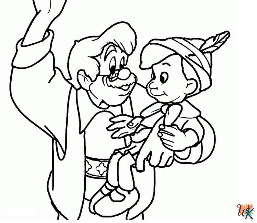Dibujos para Colorear Pinocchio 9