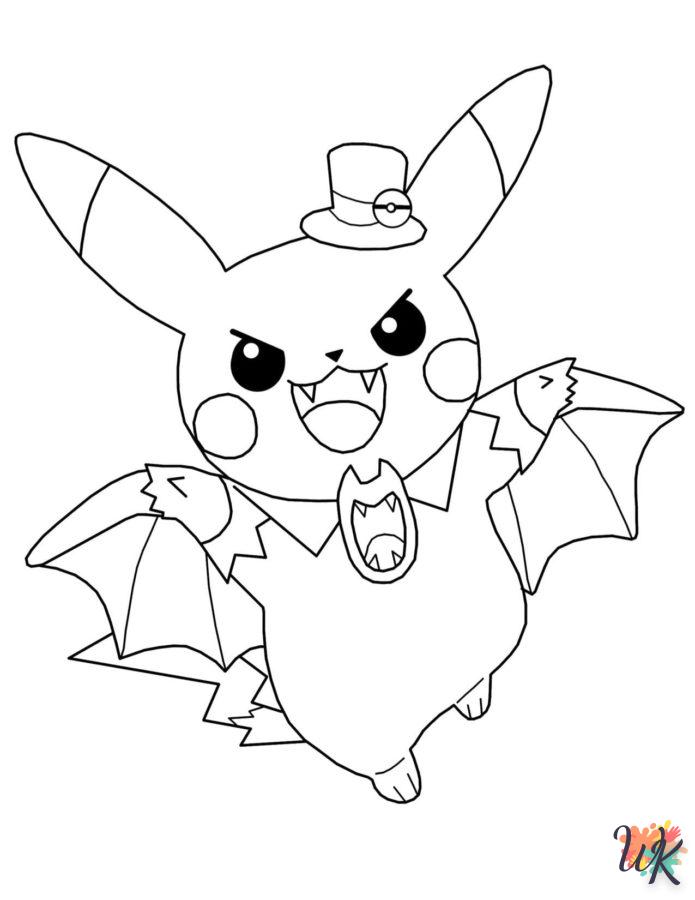 Dibujos para Colorear Pokemon Halloween 10