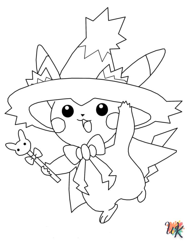 Dibujos para Colorear Pokemon Halloween 12