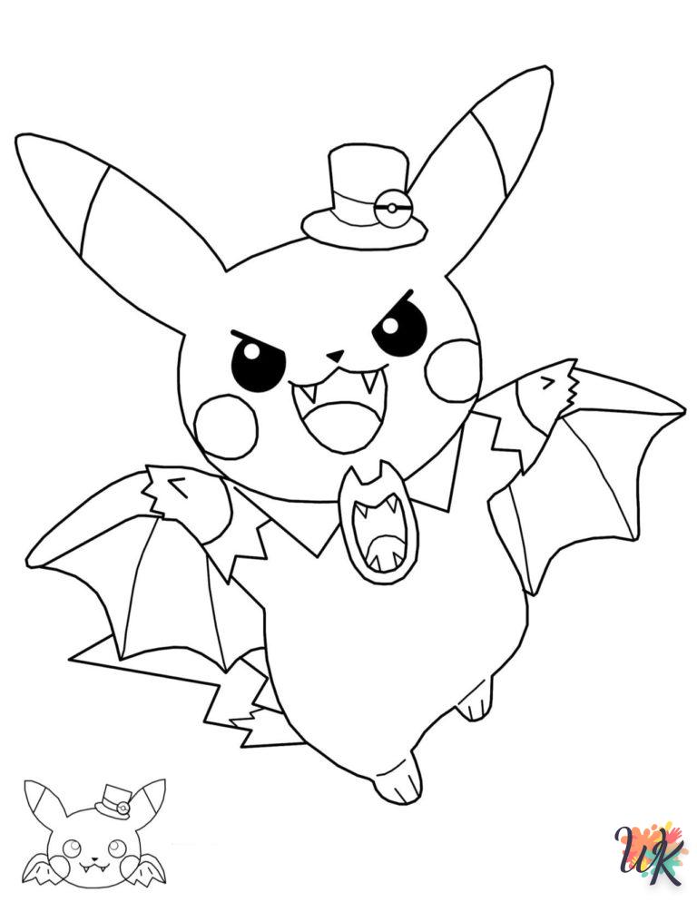 Dibujos para Colorear Pokemon Halloween 17