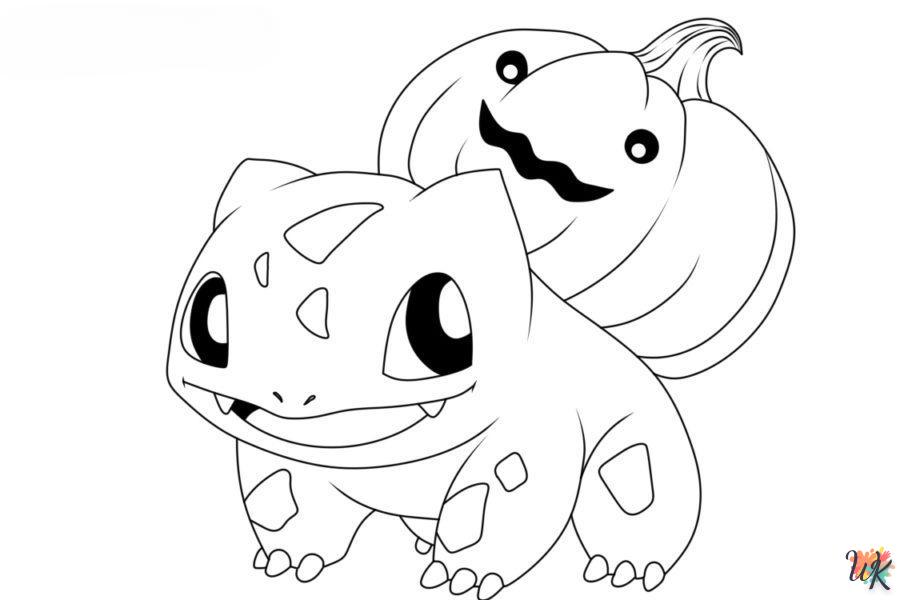 Dibujos para Colorear Pokemon Halloween 25