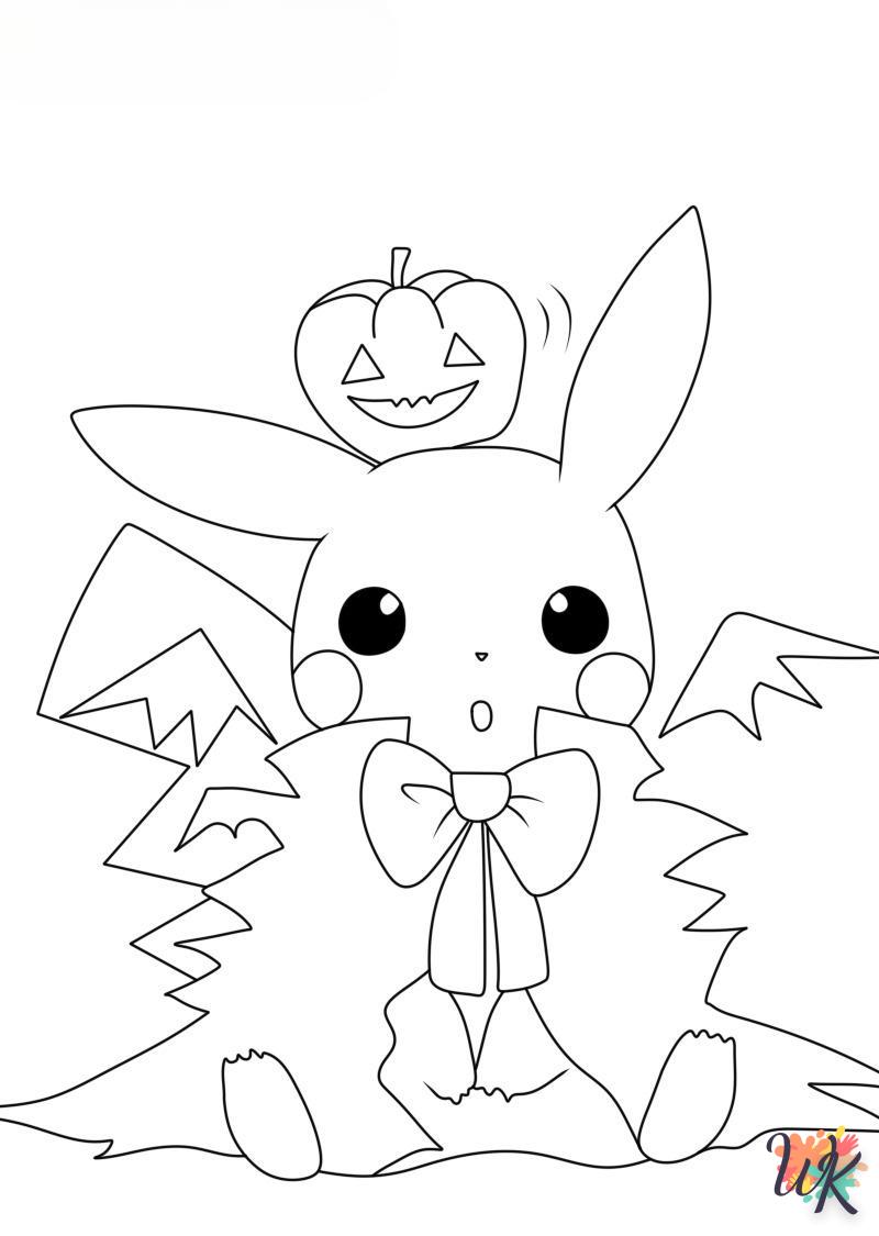 Dibujos para Colorear Pokemon Halloween 26