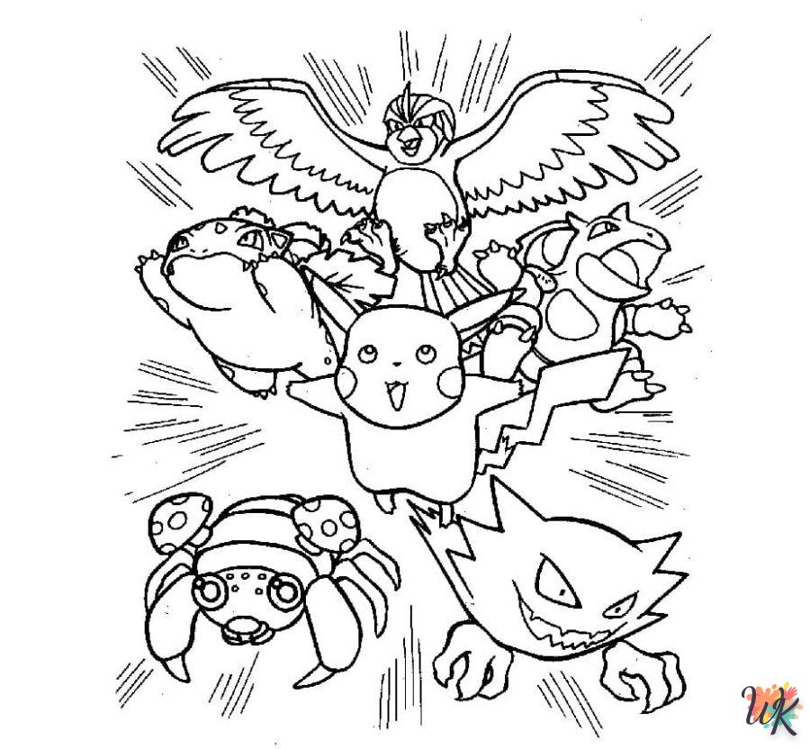 Dibujos para Colorear Pokemon Halloween 6