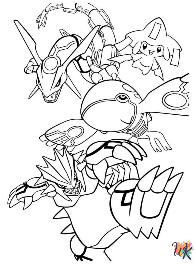 Dibujos para Colorear Pokemon Legendario 44