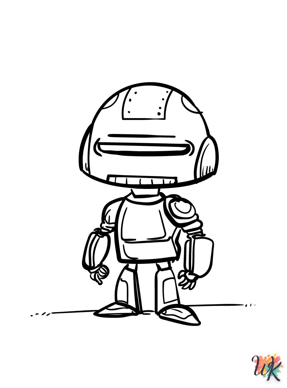Dibujos para Colorear Robot 11