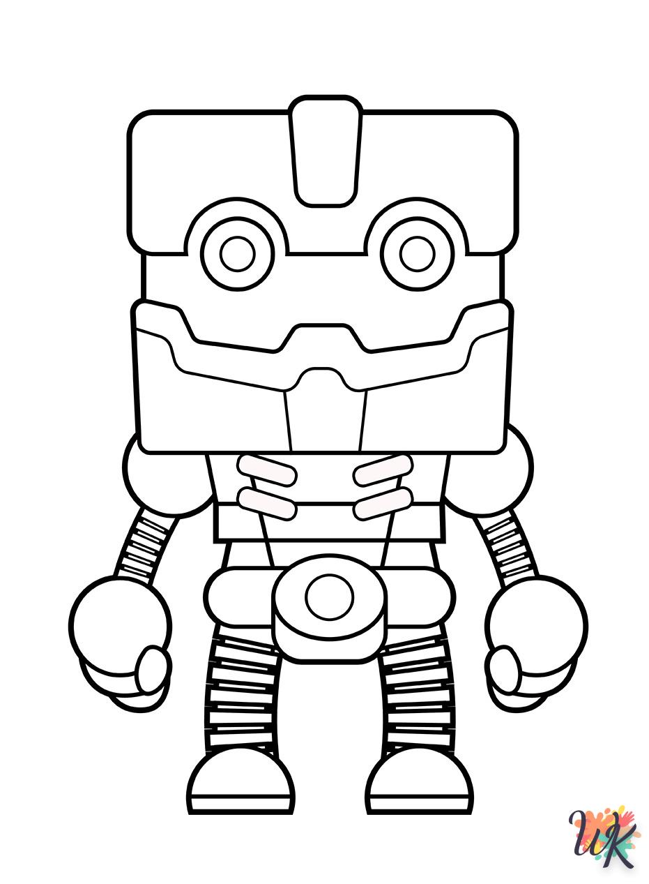 Dibujos para Colorear Robot 2