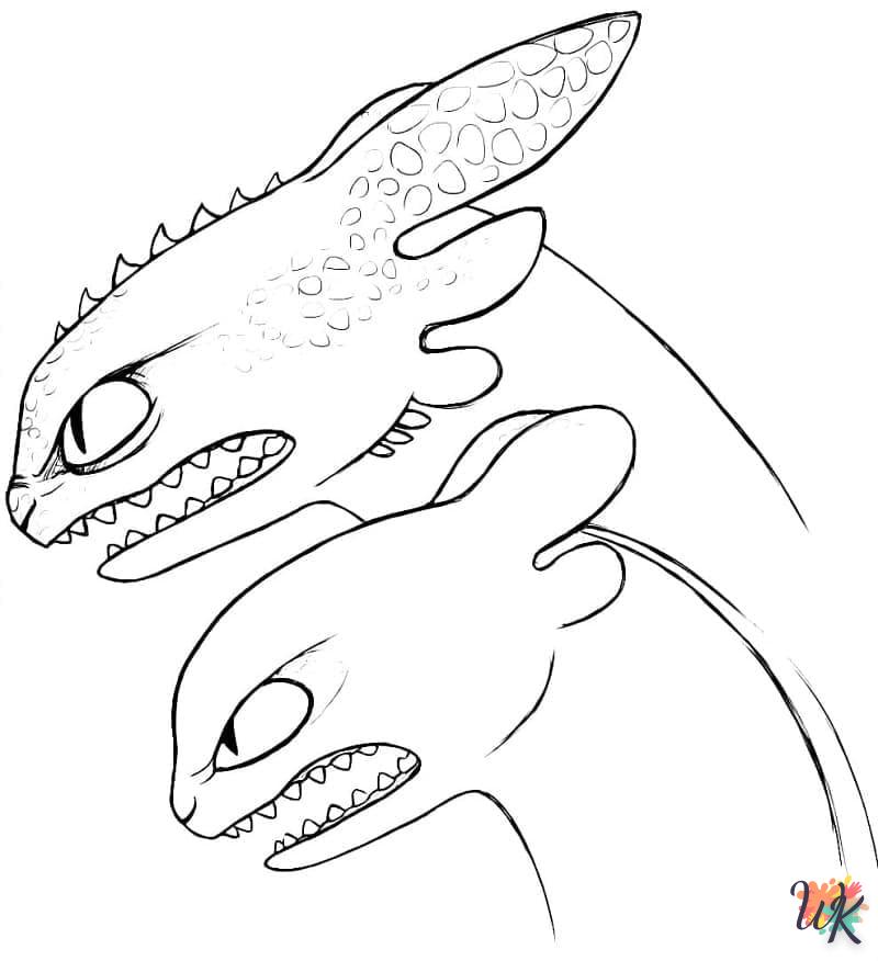 Dibujos para Colorear Toothless 29