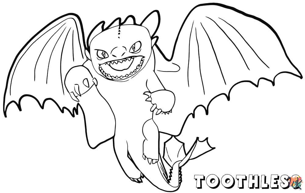 Dibujos para Colorear Toothless 38