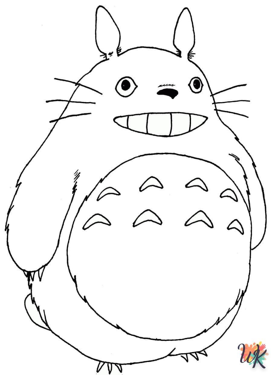 Dibujos para Colorear Totoro 18