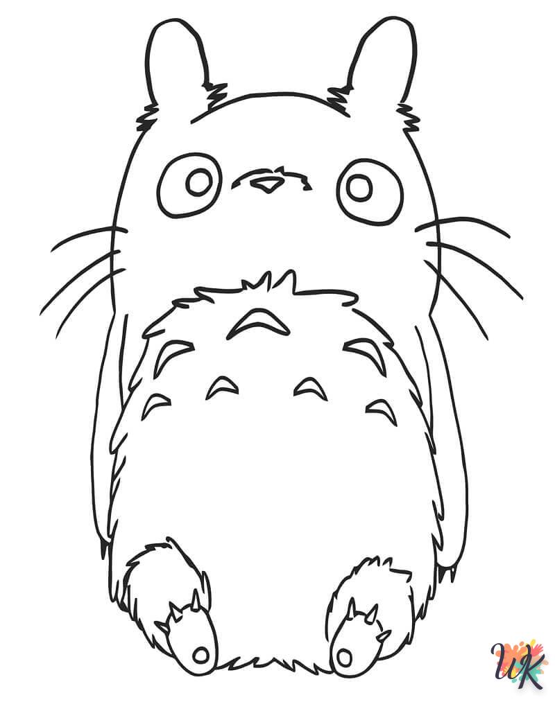 Dibujos para Colorear Totoro 28