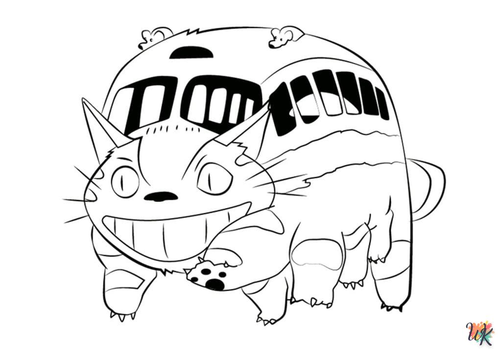 Dibujos para Colorear Totoro 29