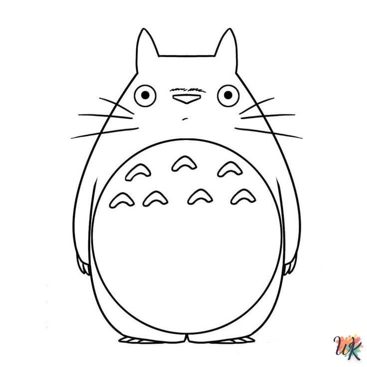 Dibujos para Colorear Totoro 33