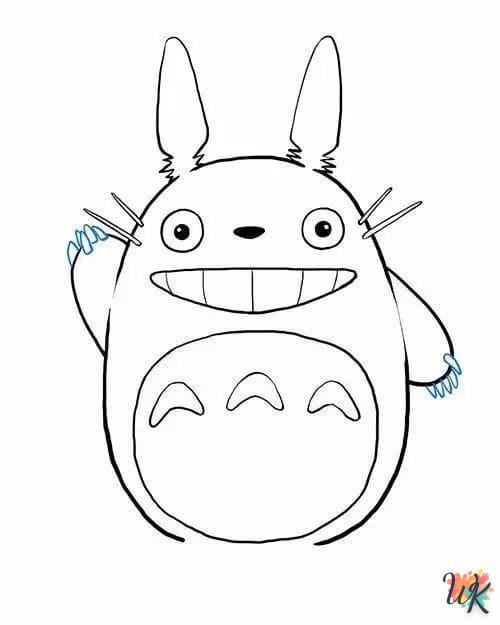Dibujos para Colorear Totoro 34