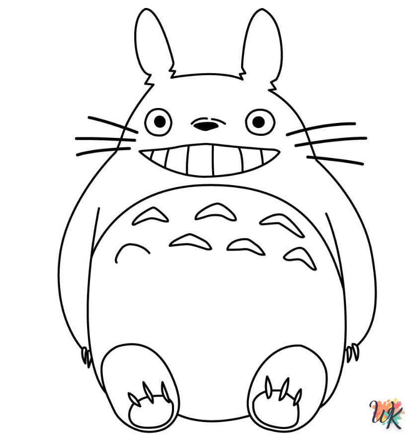 Dibujos para Colorear Totoro 36
