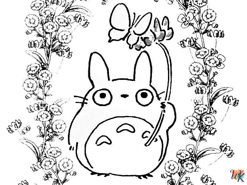 Dibujos para Colorear Totoro 40