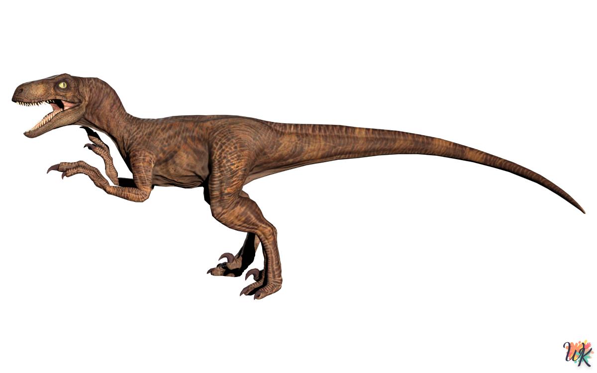 Velociraptor 8 96 Dibujos Para Colorear Velociraptor
