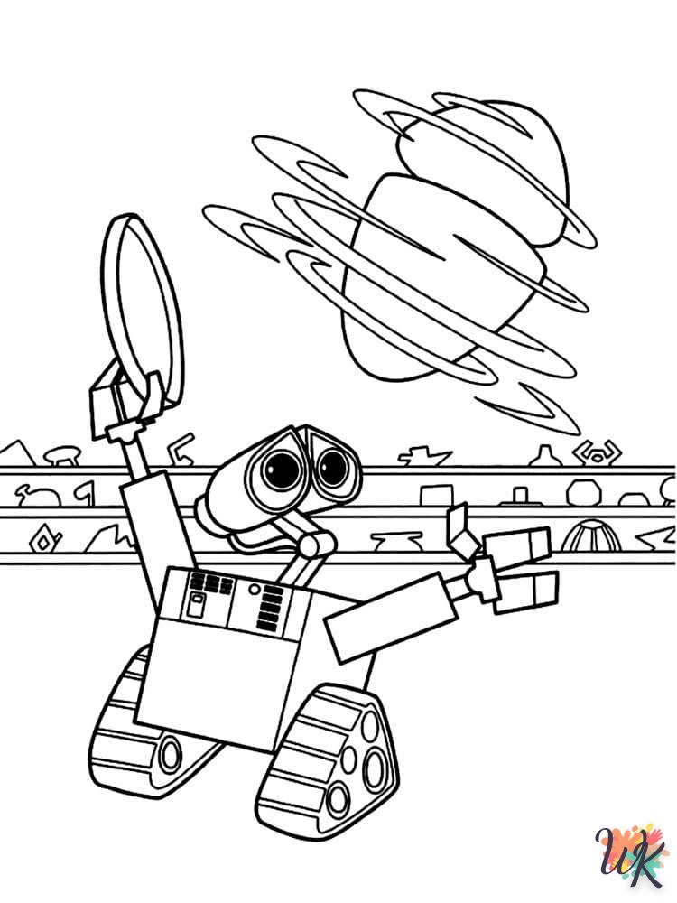 Dibujos para WALL E Colorear 11
