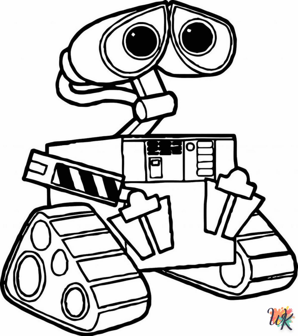 Dibujos para WALL E Colorear 13