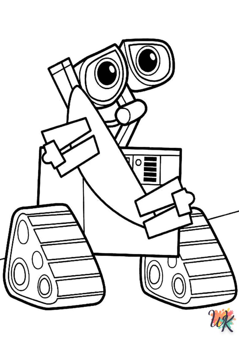 Dibujos para WALL E Colorear 14