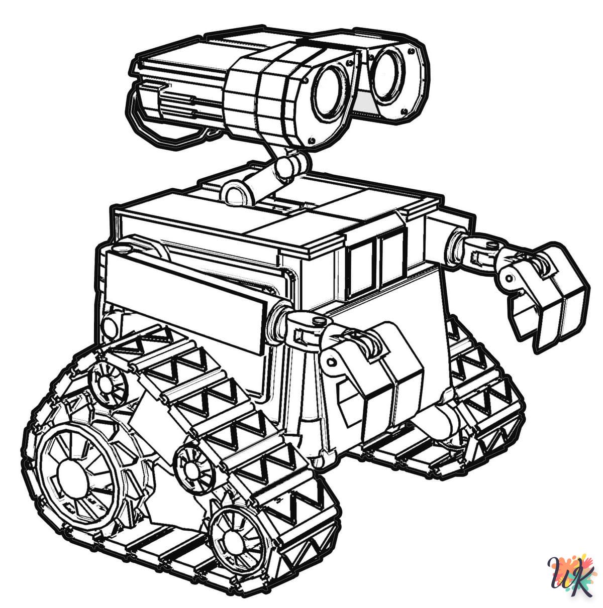 Dibujos para WALL E Colorear 15