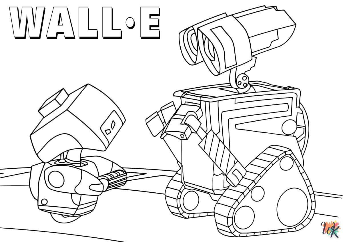 Dibujos para WALL E Colorear 18