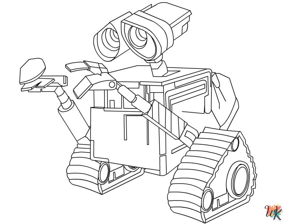 Dibujos para WALL E Colorear 26