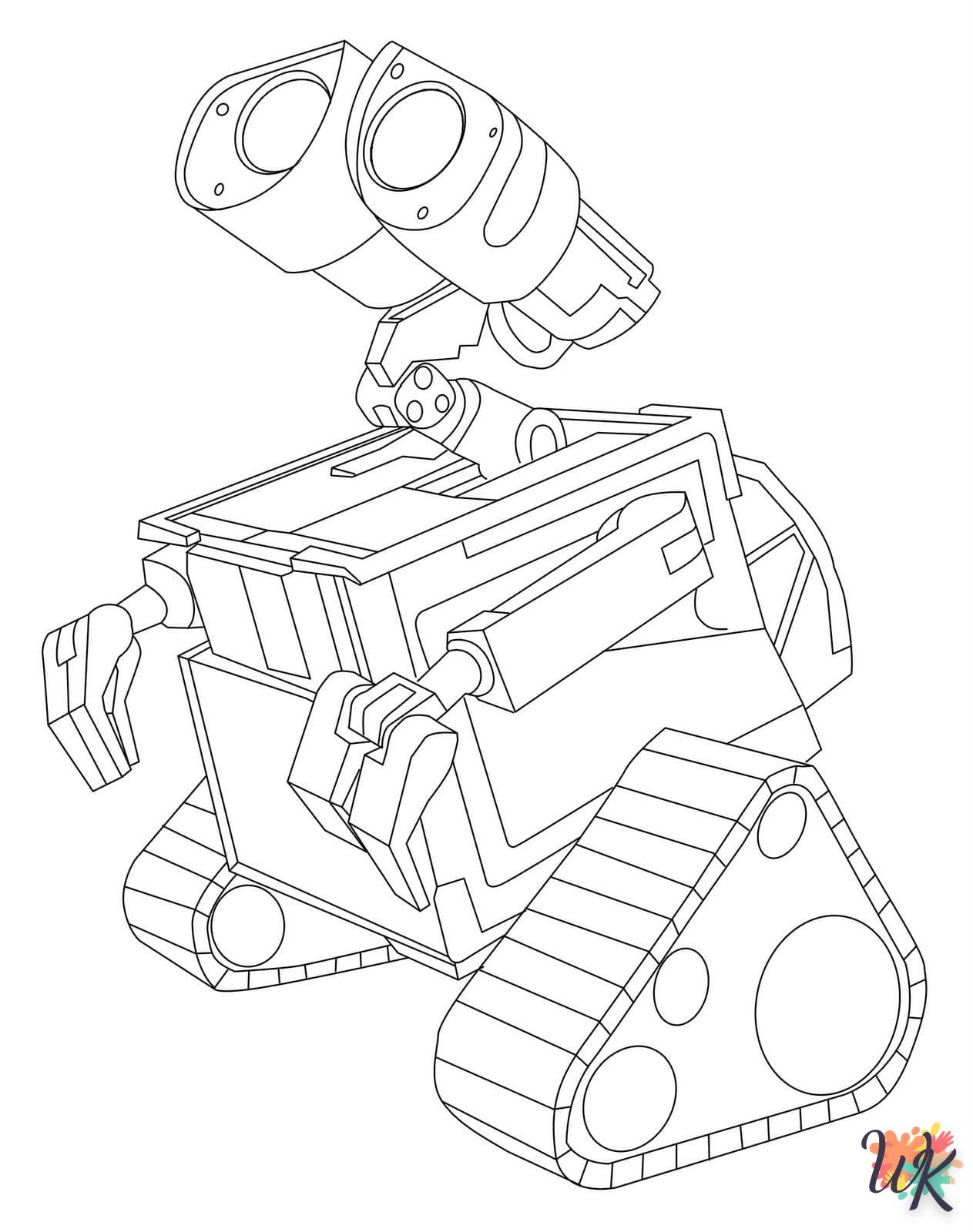 Dibujos para WALL E Colorear 27