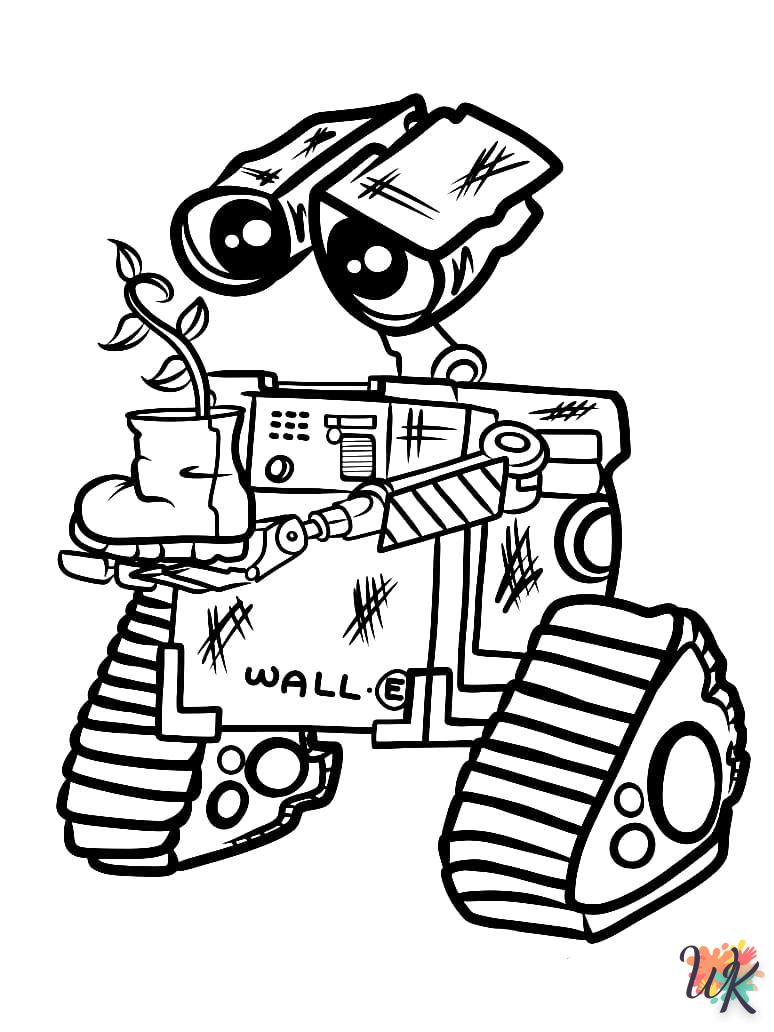 Dibujos para WALL E Colorear 28