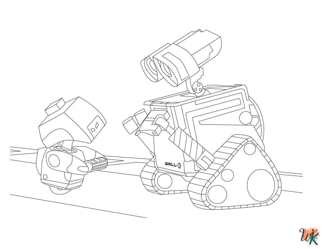 Dibujos para WALL E Colorear 31
