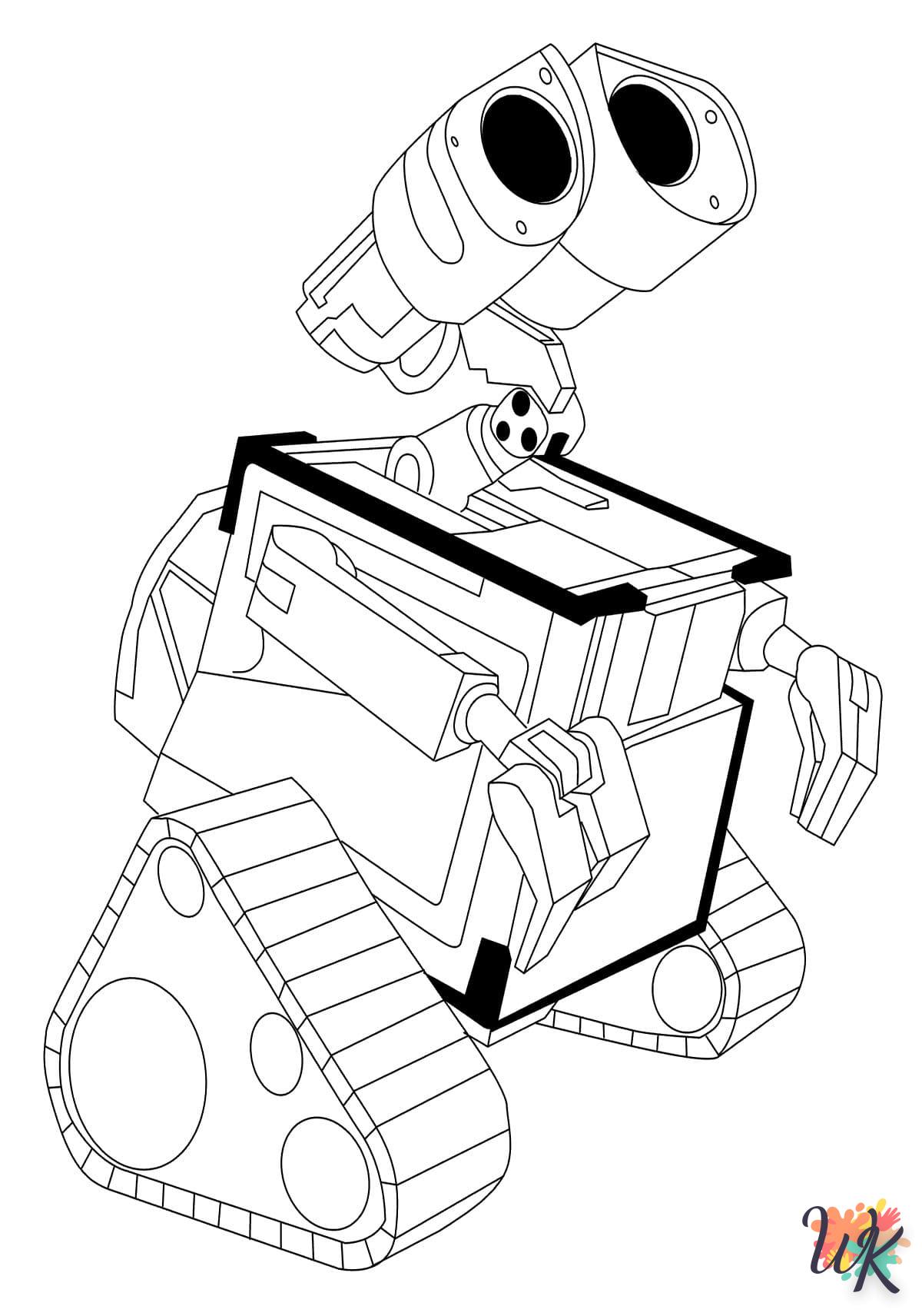 Dibujos para WALL E Colorear 33