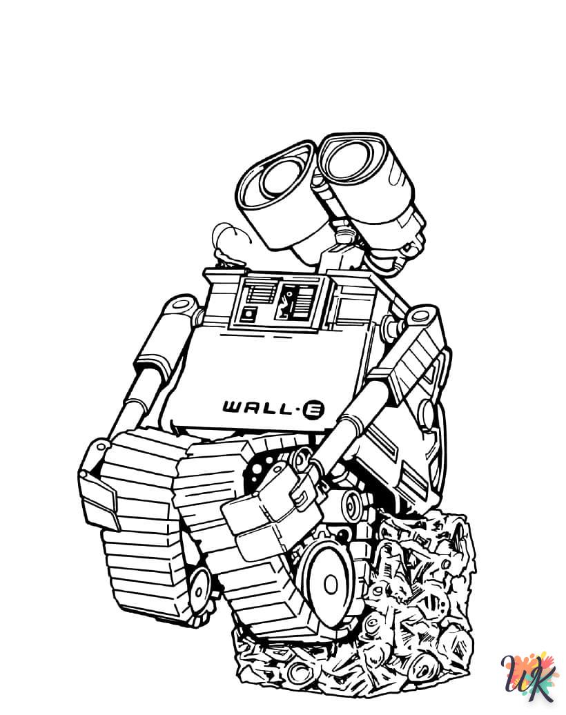 Dibujos para WALL E Colorear 37