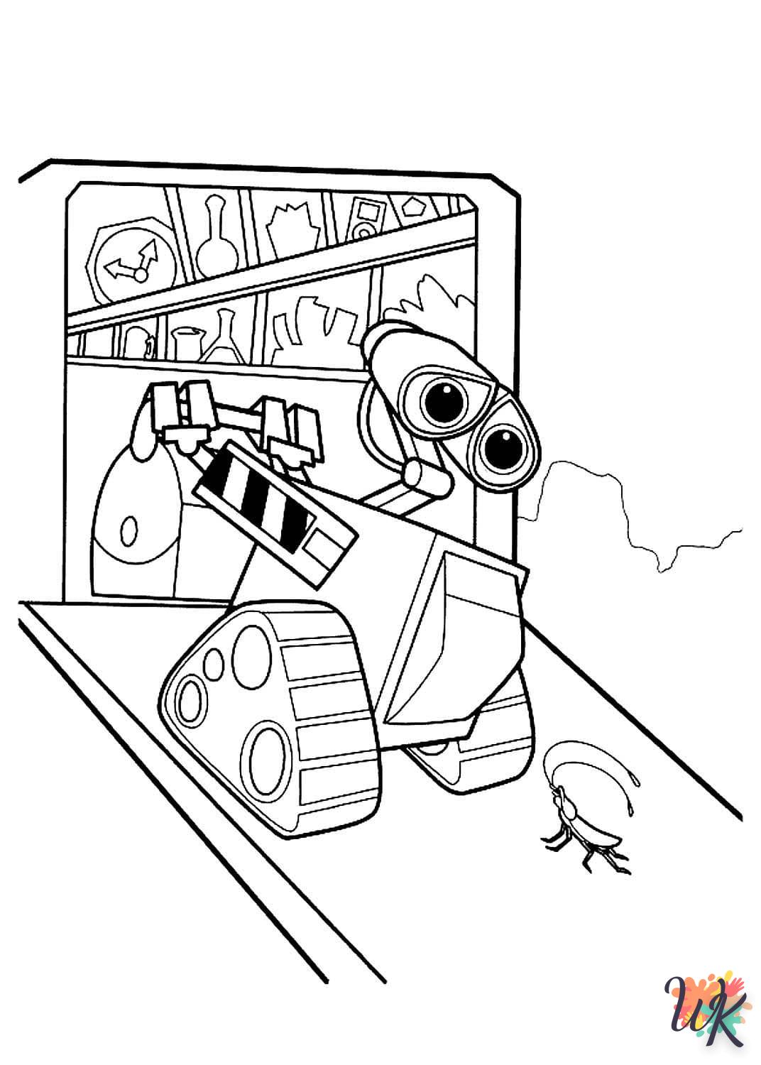 Dibujos para WALL E Colorear 42