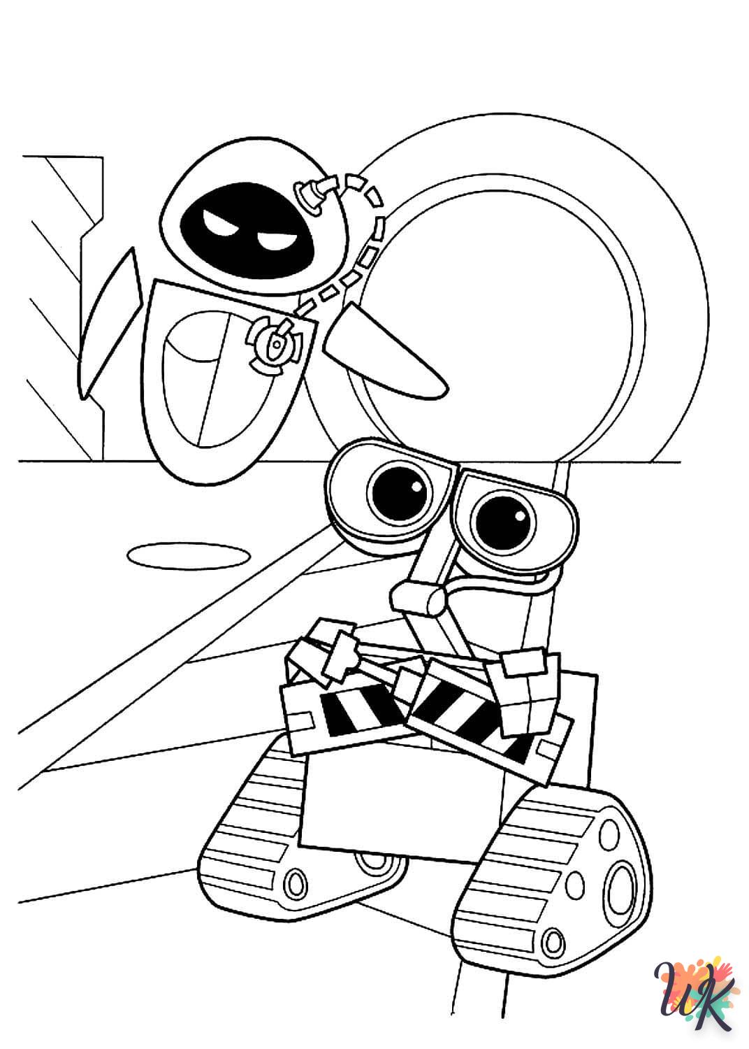 Dibujos para WALL E Colorear 45