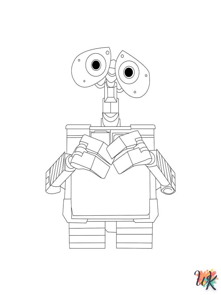 Dibujos para WALL E Colorear 7