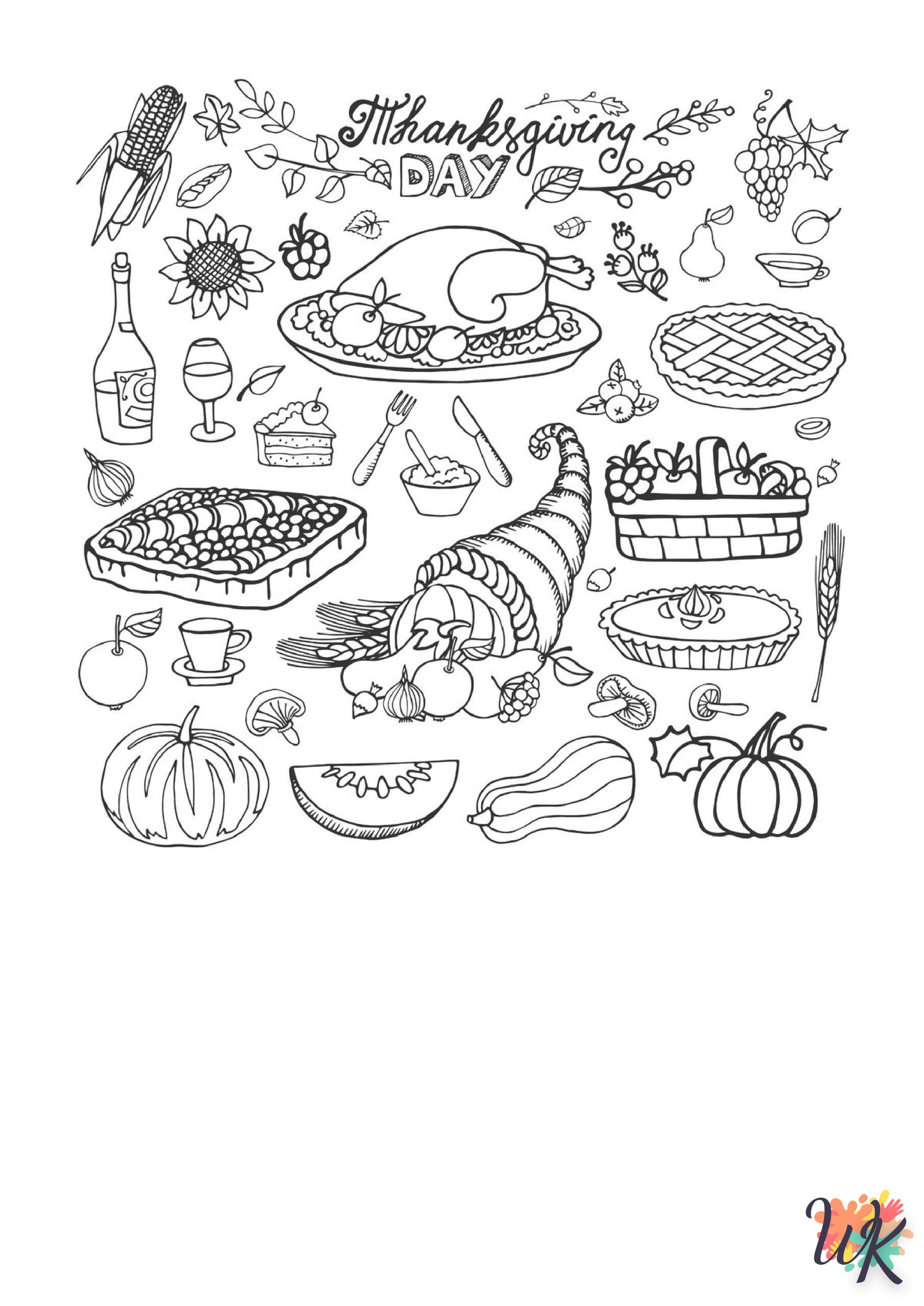 Dibujos para Colorear Accion de Gracias 36 scaled