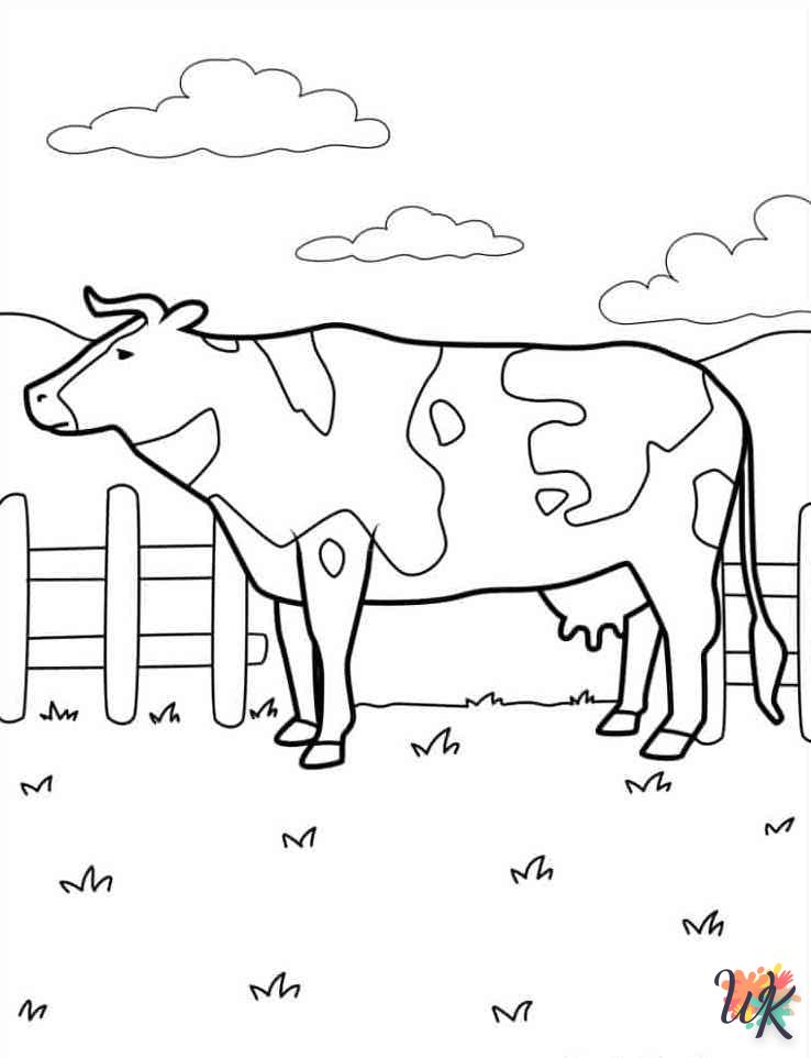 Dibujos para Colorear Animal de granja 13