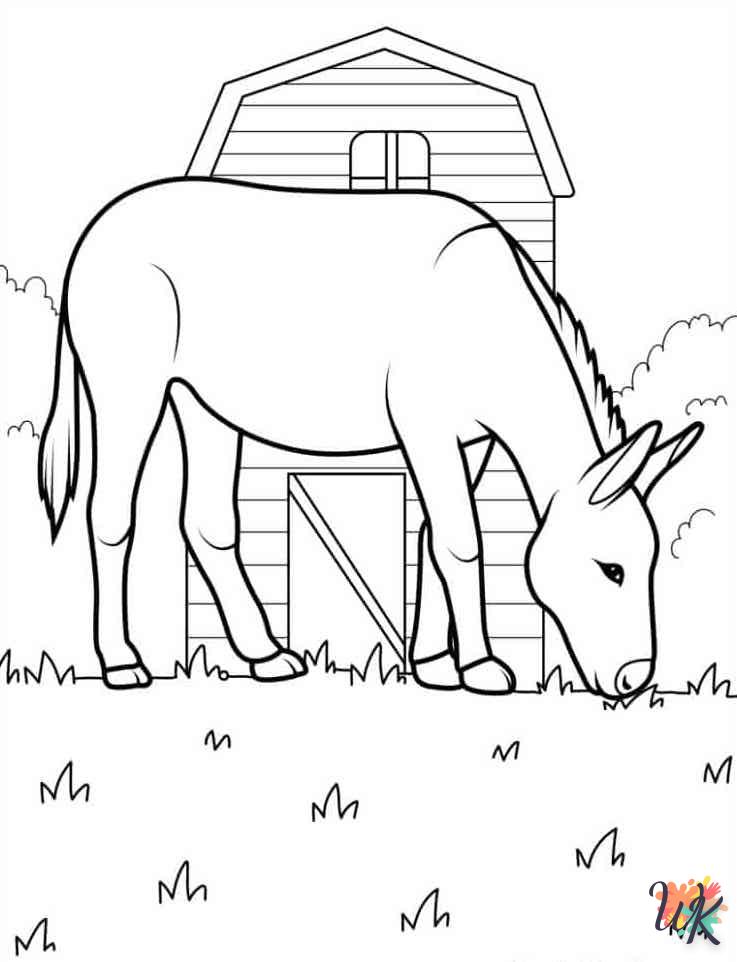 Dibujos para Colorear Animal de granja 14